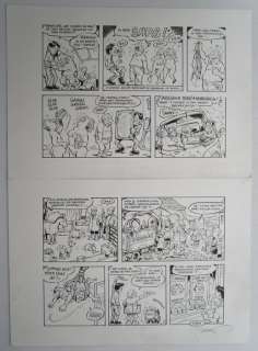 Bosschaert, Jan - 1 Original page - De Geverniste vernepelingskes - Luk Wyns en Mitta Van Der Maat - Plaat 2 | Catawiki