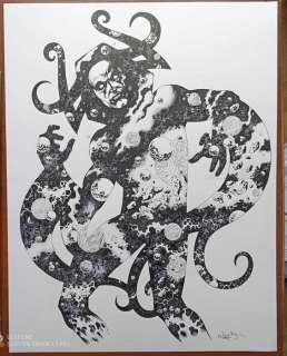 Kevin West - 1 Original drawing - The Silver Surfer - Eternity - 2018 | Catawiki