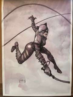 Marini, Enrico - 1 Original colour drawing - Batman: The Dark Prince Charming - Catwoman - 2018 | Catawiki