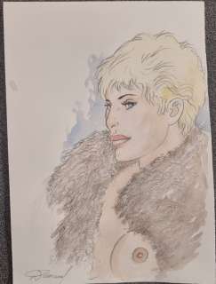 Renaud - 1 Original colour drawing - Jessica Blandy | Catawiki