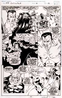 Herb Trimpe / Bud LaRosa, - 1 Original page - Fantastic Four, Fantastic Four Unlimited - #6 p 12 - 1994 | Catawiki