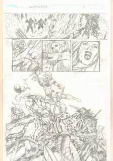 Stephen Sadowski - Red Sonja Annual #1 P.13 - Melee Splash - 2005