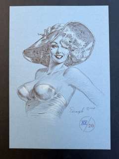 Pierangelo Boog - 1 Original drawing - Pin Up - 2011 | Catawiki