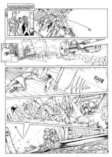 Malfin, Nicolas - 1 Original page - Golden City T1 - Pilleurs d’épaves - 1997 | Catawiki