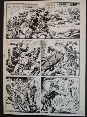 Essegesse - 1 Original page - Il Comandante Mark - Il Totem dei Cayugas | Catawiki