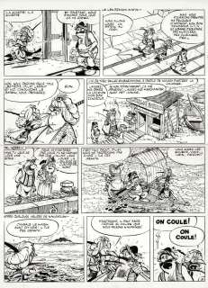 Jean TABARY - Planche originale 3 d‘IZNOGOUD Tome 1 Le grand Vizir Iznogoud