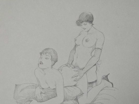 Leone Frollo - Original drawing - Dominatrice | Catawiki