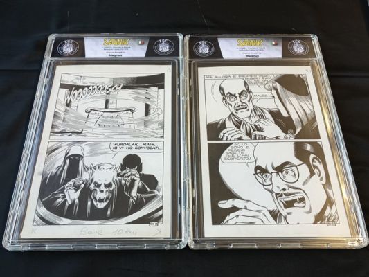 Magnus - 2 Original page - Satanik - L’inviato di Mjorek - 1970 | Catawiki