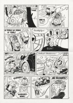 Schwartz, Olivier - 1 Original page - L’inspecteur Bayard - T 14 | Catawiki