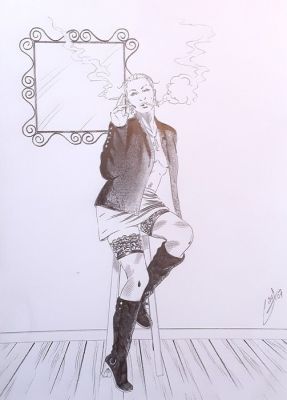 Gihef - 1 Original drawing - Commission Drawing - 2007