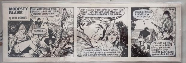 Romero, Enric Badia - Original page - Modesty Blaise - strip 2348 | Catawiki