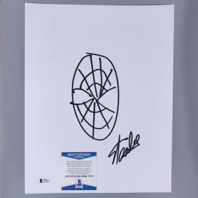 Stan Lee – Original Hand-Drawn Spider-Man Sketch – Signed – Beckett COA | Catawiki
