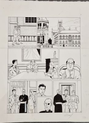 Renaud - 1 Original page - Harry Dickson T11 - Le Messager des Dieux - 2016 | Catawiki