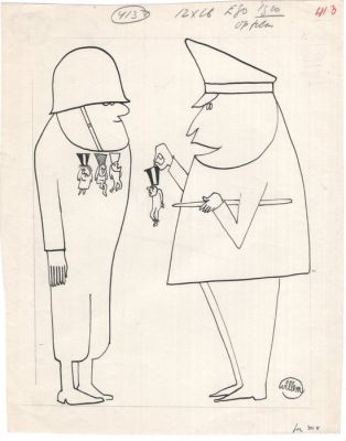 Willem (Bernard Willem Holtrop) - 1 Original drawing - Dessin satirique | Catawiki