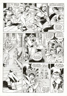 Mitton, Jean-Yves - 1 Original page - Messalina - Le Sexe et le Glaive - 2012 | Catawiki