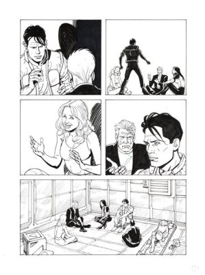 Bonazzi, Germano - 3 Original page - Nathan Never Gigante #10 - "I ribelli di marte" - 2000 | Catawiki