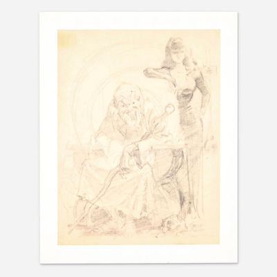 Lot 390 - Johnny Craig, Vault Keeper Original Art Illustration (Undated) | Landry Pop Auctions
