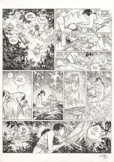 Olivier Pont | Un putain de salopard, Le Rituel, Planche ori | Daniel Maghen