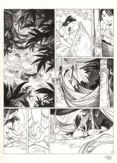 Olivier Pont | Planche originale n°23, présence de rustines - O Maneta - Un putain de salopard | Daniel Maghen