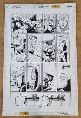 Barry Kitson - Original page - Batman - Azrael - Iss. 21 pg. 21 - 1996 | Catawiki