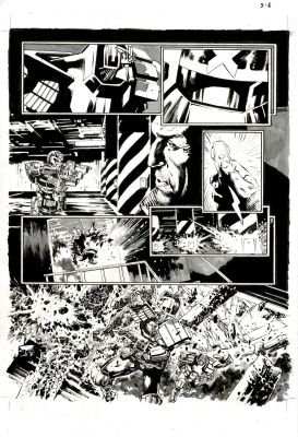 2000AD #2468 p.06 - Dredd is Ambushed! | Comic Book Art Gallery