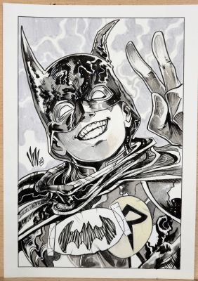 Continue Shopping | ROBIN A4 (VINCENZO RICCARDI ORIGINAL ART) | Scott’s Collectables