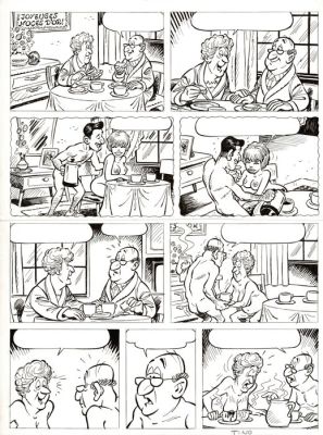 Tino - 1 Original page - Rooie Oortjes/Blagues Coquines - 50 jaar later - 2005 | Catawiki