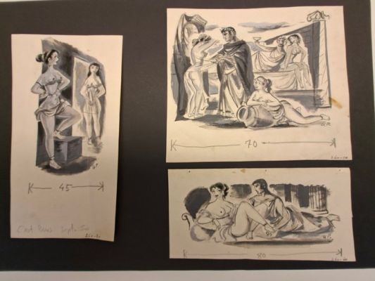 Pichard, George - 3 Original drawing - Antica Roma - 1950 | Catawiki