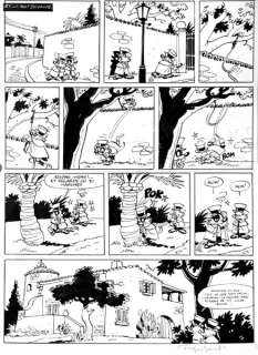 Macherot | Chlorophylle, planche n°35 Ã  l’encre de Chine de… | Banque Dessinée