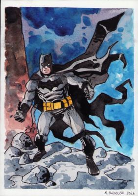 Caracuzzo, Giancarlo - 1 Original colour drawing - Batman - 2026 | Catawiki