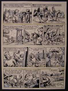 Vandersteen, Willy / Sels, Frank | Originele pagina  - De Rode Ridder 21  - De wilde horde (1964) | Catawiki