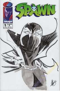 Spawn Sketch Cover by Matteo Scalera | Essential Sequential