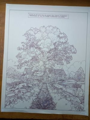 Makyo, Pierre - 1 Original page - Grimion gant de cuir - T4 Le Pays de l‘Arbre, planche 55 - 1992