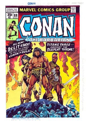 Goodman, Raul - Original colour drawing - Conan the Barbarian #88 - Recreation | Catawiki