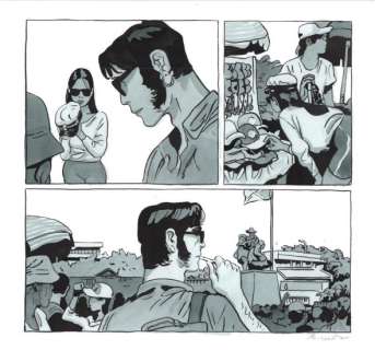 Bastien Vives | Corto Maltese - Dessin issu de l’album "Le jour d’avant" - 09 - H34 x L:35,5 - Encre et aquarelle - 2025 - | Manjari & Partners