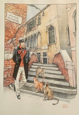 Raimondo, Luca - 1 Original drawing - Corto Maltese - Favola di Venezia - tributo a Hugo Pratt - 2026