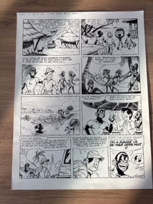 Aidans, Edouard - Original page - Gags en folie - Les maux de la faim ! - 1999 | Catawiki