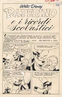 G. B. Carpi | Andiamo a scuola con... - Paperino e i… | Galerie Laqua