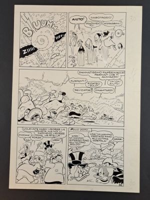 Capitanio, Luciano - 1 Original page - Paperino e la Cometa della Fortuna - 1957 | Catawiki