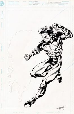 Grummett, Tom - Power Company #11 - Superboy Potential Cover Vote Winner! | Comic Book Art Gallery