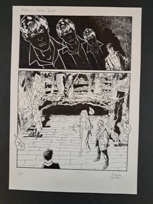 Saudelli, Franco - 1 Original page - Dylan Dog - Baba Yaga | Catawiki