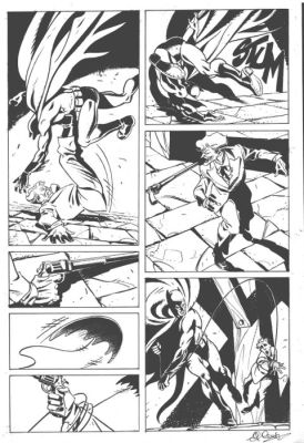 Caracuzzo, Giancarlo - 1 Original page - Batman, Joker - Batman vs Joker - 1998 | Catawiki