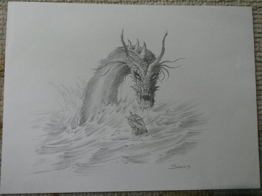 Borderie, Michel - 1 Original drawing - Le grimoire de Korylfand - 2009 | Catawiki