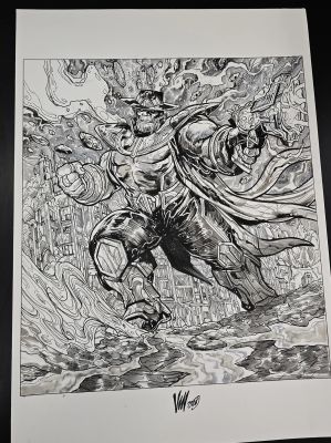 THANOS MARVEL SNAP (VINCENZO RICCARDI ORIGINAL ART) | Scott’s Collectables