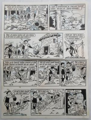 Willy Vandersteen - 1 Original page - Suske en Wiske - De schone slaper - 1966 | Catawiki