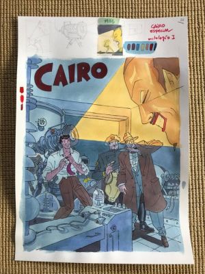 Daniel Torres - 1 Watercolour - Opium - Antología Cairo - 1985 | Catawiki