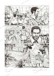 Alessia DE VINCENZI - Planche Originale Encrée « Njinga » Tome 2 P21