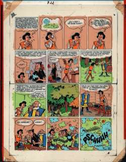 Peyo | Johan et Pirlouit, bleu de coloriage à la… | Millon