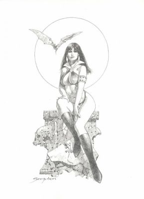 San Julian | Illustration originale, Vampirella | Daniel Maghen