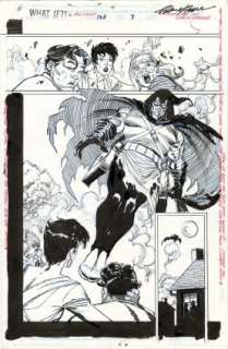 Frenz, Ron - WHAT IF? (1989-98) #105 Splash Page | ComicConnect